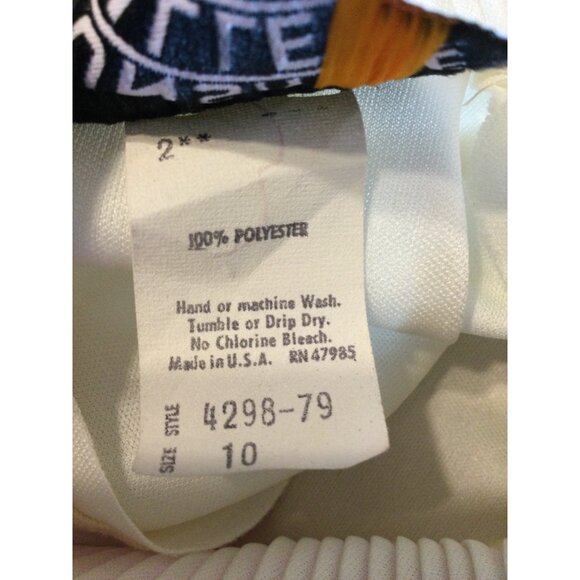 Vintage Sunshine Alley Dress & Jacket Belt Size 10 Ruffled Collar Made In USA - Picture 5 of 16